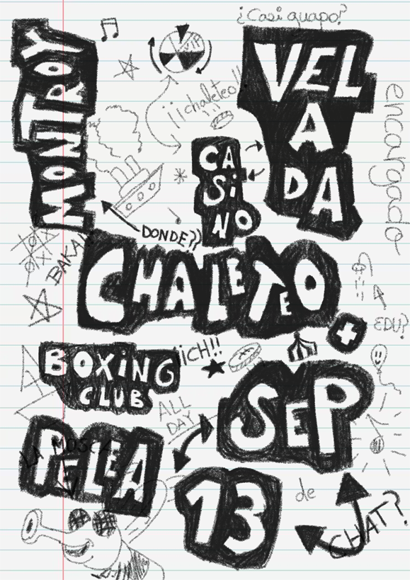 Cartel CHALETEO